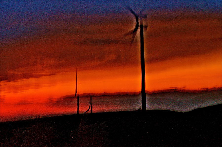 Windmills In Kansas Photograph by Joe  Burns