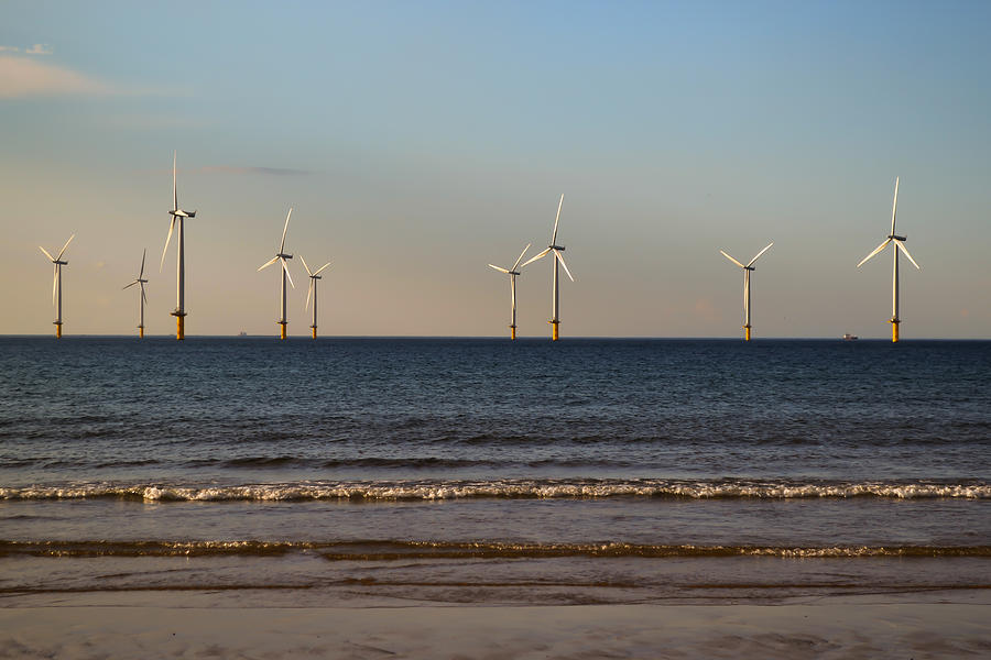 Windmills in the Sea Photograph by Scott Lyons