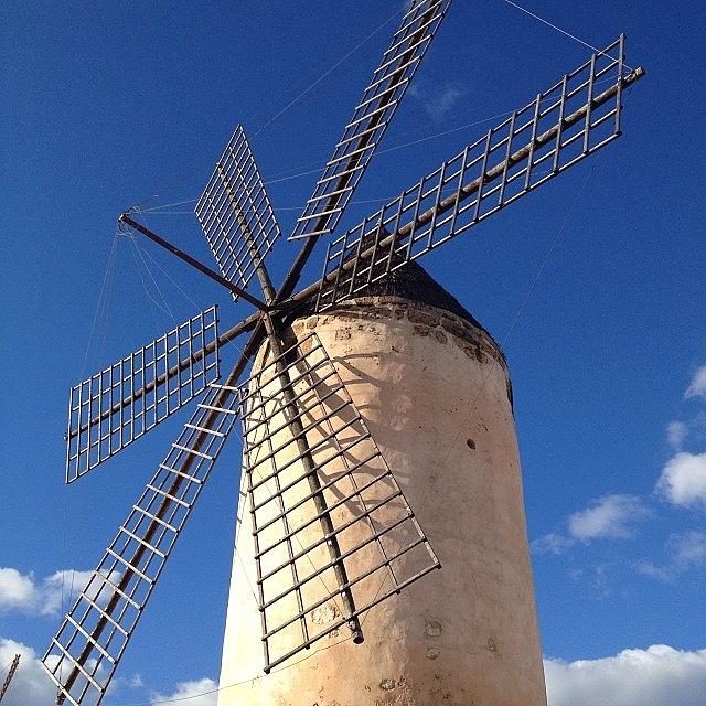 Windmills Photograph - #windmills #palma #mallorca. #nofilter by Balearic Discovery