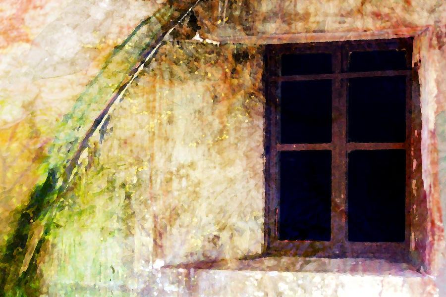 Window - Water Color - Fort Photograph