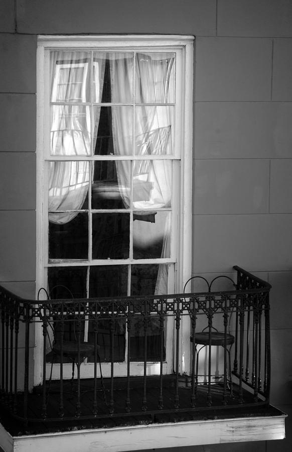 Window Access in Black and White Photograph by Greg and Chrystal Mimbs