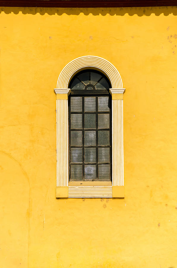 Window And Yellow Wall Photograph