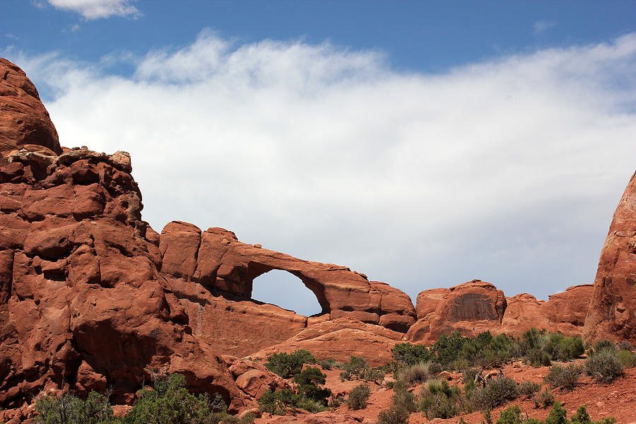 Window Arch 1 Arches National Park Photograph by Mary Bedy