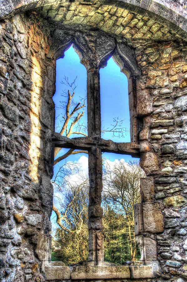 Window Photograph - Window at Netley Abbey by Peggy Berger Window Photograph - Window at Netley Abbey by Peggy Berger