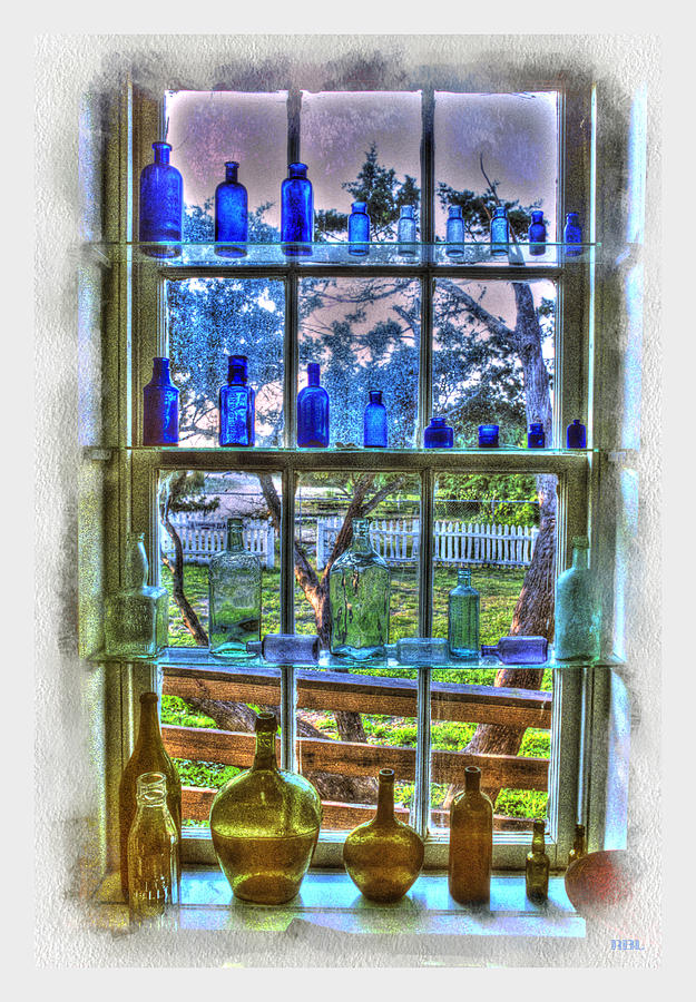 Bottle Digital Art - Window Bottle Display by Rick Lloyd