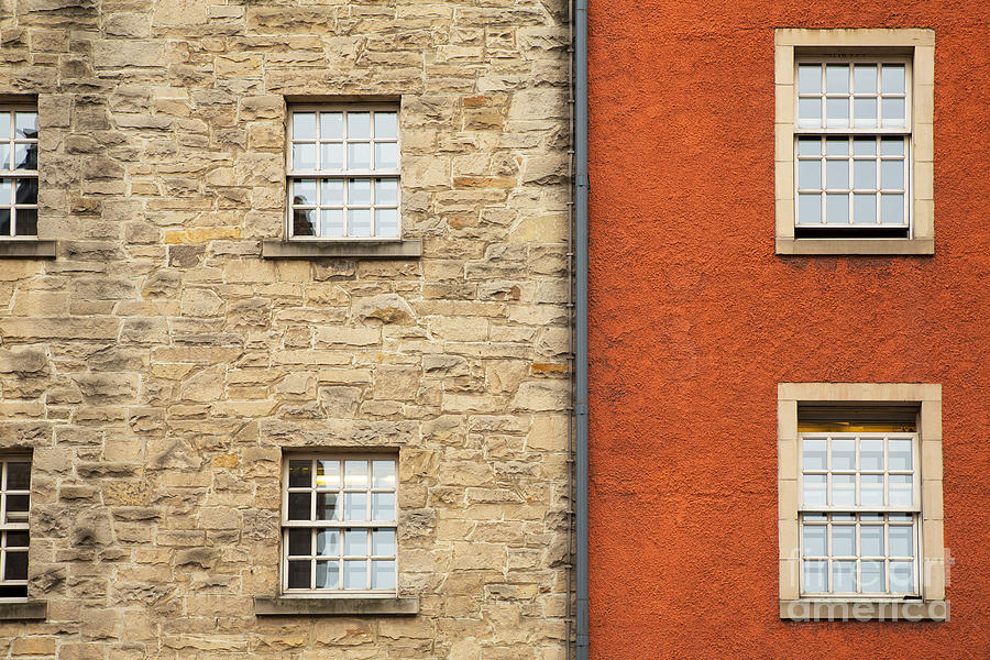Window detail Edinburgh Photograph by Jane Rix