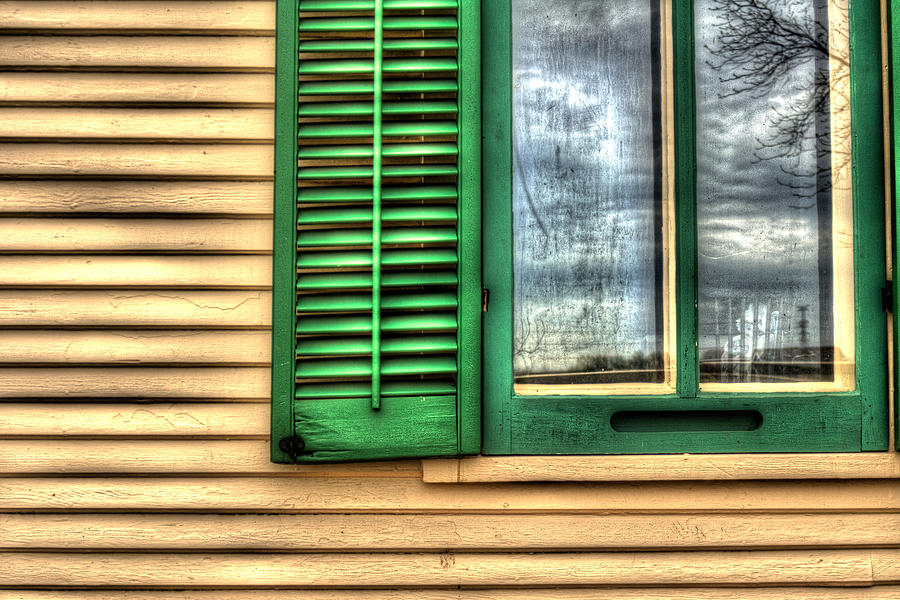 Farmhouse Photograph - Window Detail Kline Creek Farmhouse by Roger Passman