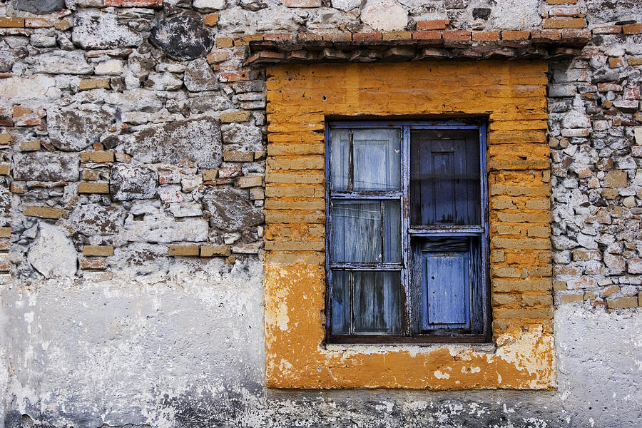 Architecture Photograph - Window Detail Mexico by Carol Leigh