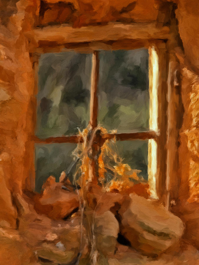 Window from the Past Painting by Michael Pickett