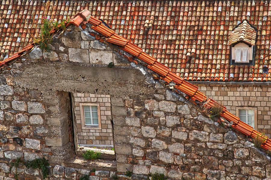 Window in a Window - Dubrovnik Photograph by Stuart Litoff