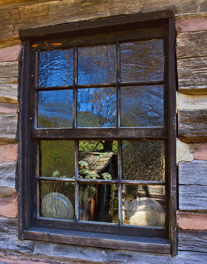 Window In Cabin At Beaver Creek State Park Photograph By Audra J