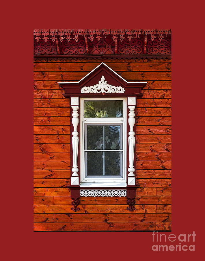 Window in Red Photograph by Elena Nosyreva