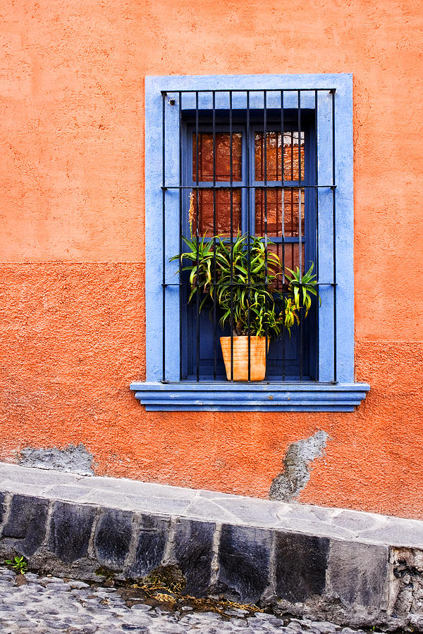Window in San Miguel de Allende Mexico Photograph by Carol Leigh