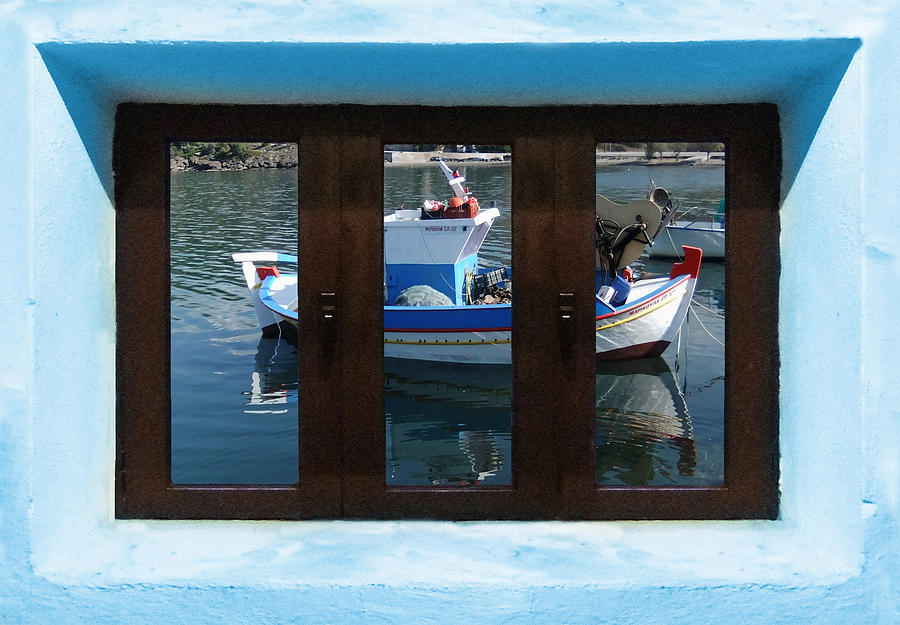 Beautiful Greece Photograph - Window Into Greece 7 by Eric Kempson Beautiful Greece Photograph - Window Into Greece 7 by Eric Kempson
