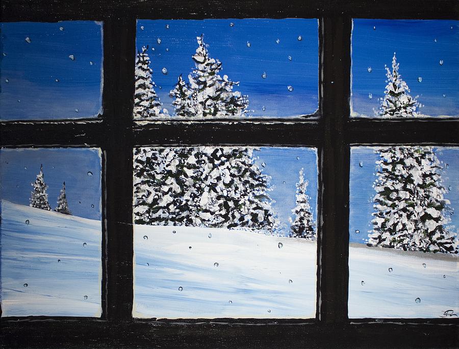 Window Painting by Joel Tesch