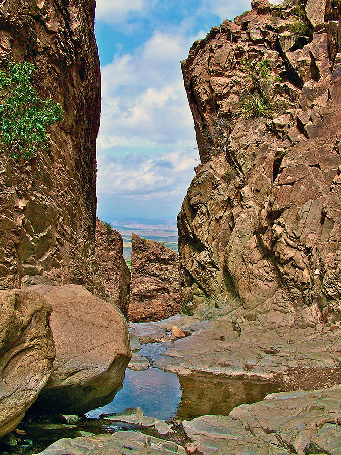 Window of Window Trail in Big Bend National Park-Texas Photograph by Ruth Hager