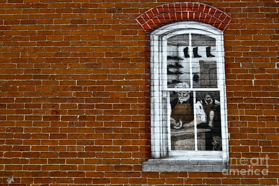 Window on Brick Photograph by David Arment