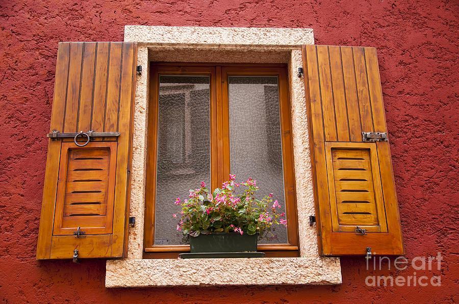 Window on the Italian Lakes Photograph by Brenda Kean