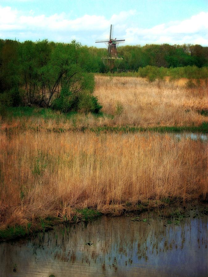 Window on the Waterfront DeZwaan Windmill Photograph by Michelle Calkins