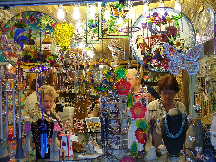 Gift Shop Photograph - Window Shopping at The Petit-Champlain Quarter by Lingfai Leung
