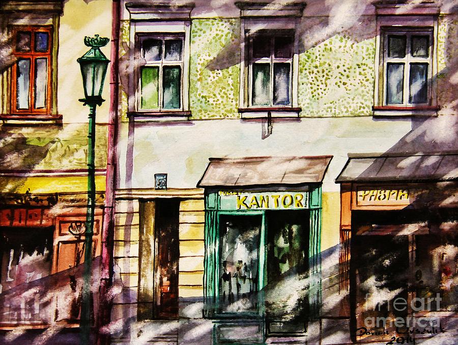 Window Shopping Painting by Dariusz Orszulik