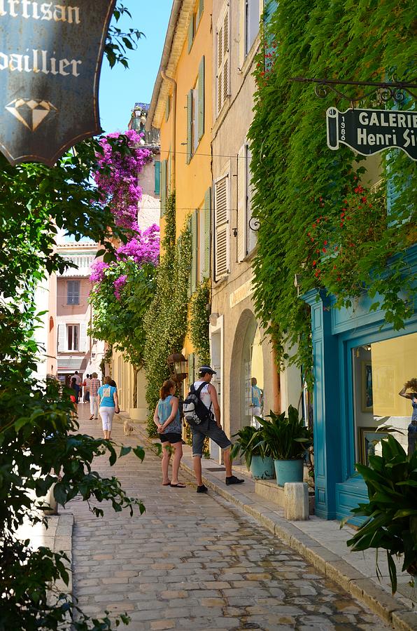 Window Shopping in St Tropez Photograph by Corinne Rhode