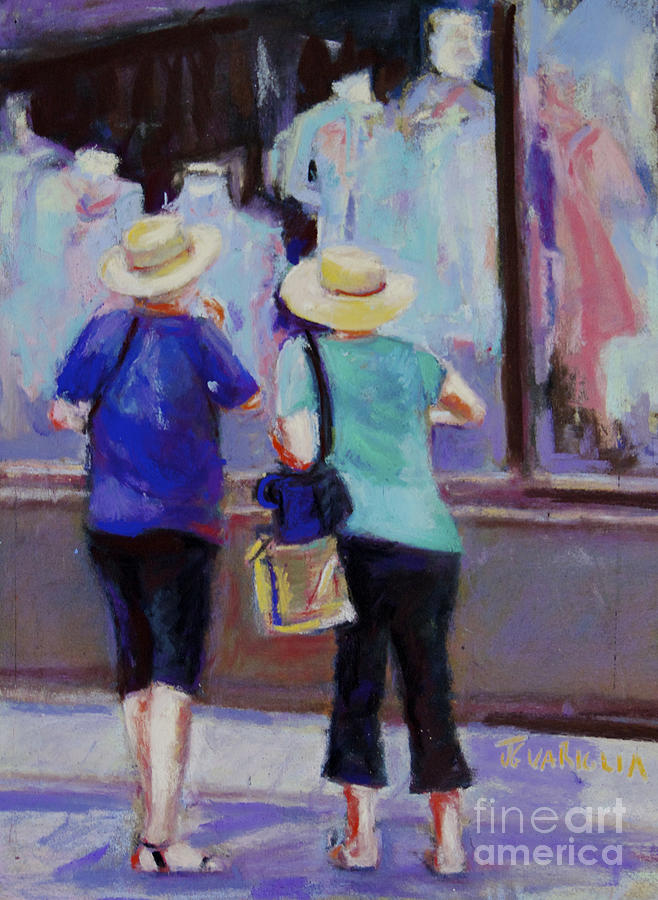Window Shopping Pastel by Joyce Guariglia