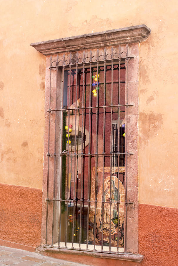 Window shopping San Miguel De Allende Photograph by Cathy Anderson