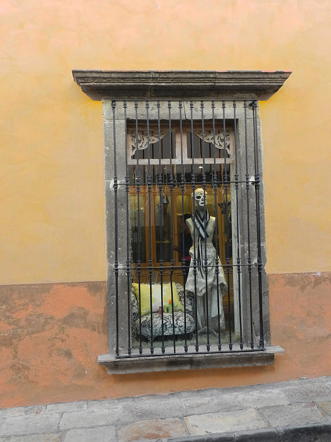 Window Shopping San Miguel de Allende Mexico Photograph by Cathy Anderson