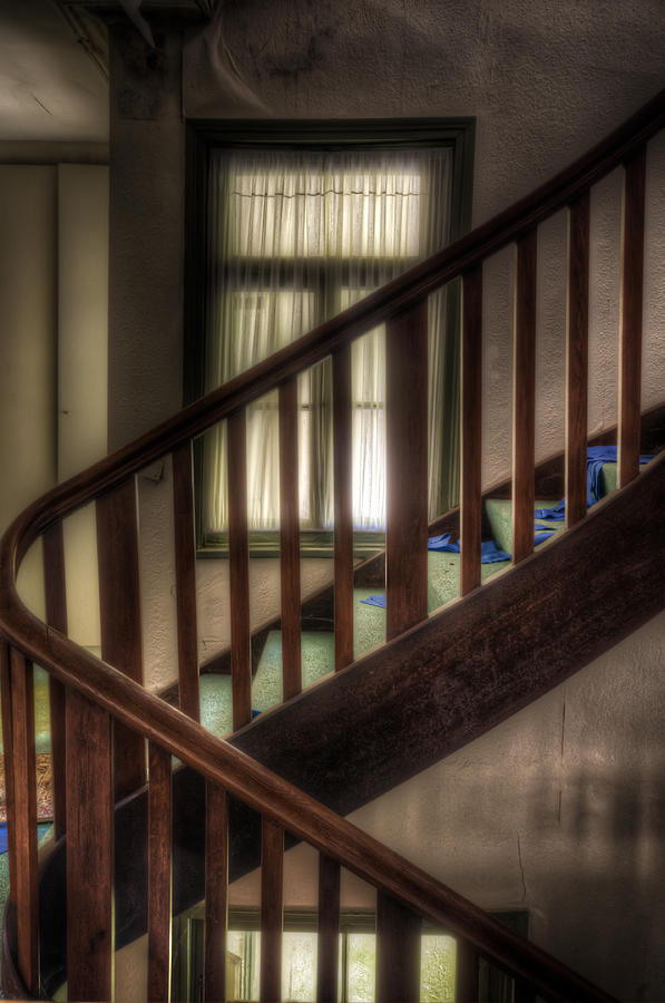 Window stairs Digital Art by Nathan Wright