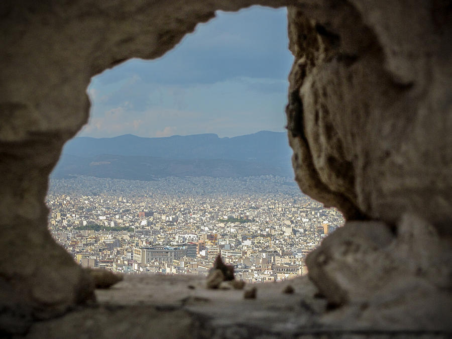 Window to Athens Photograph by Anthony Doudt