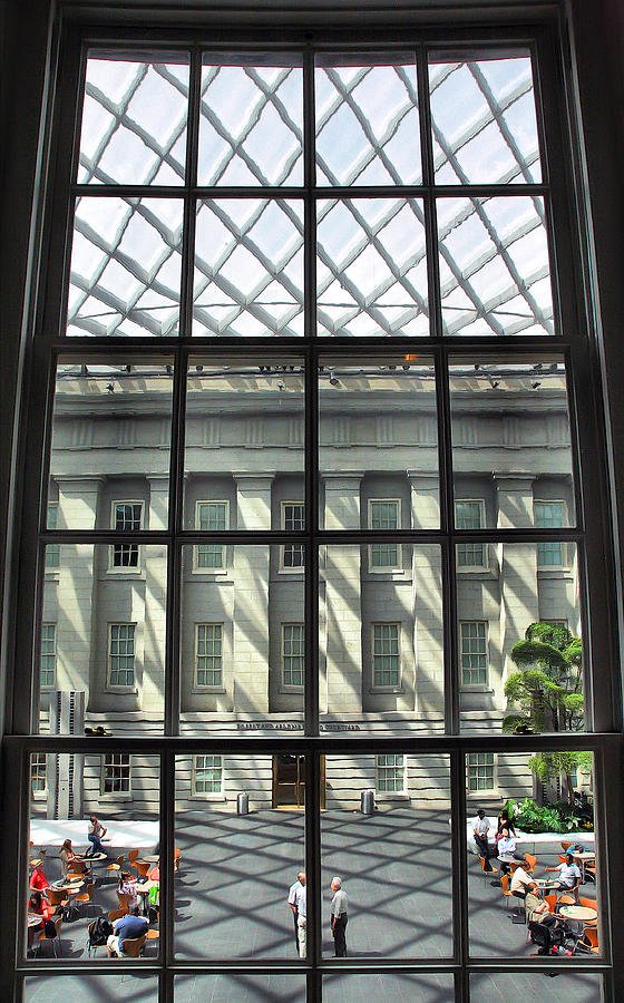 Window To The Courtyard Photograph by Steven Ainsworth