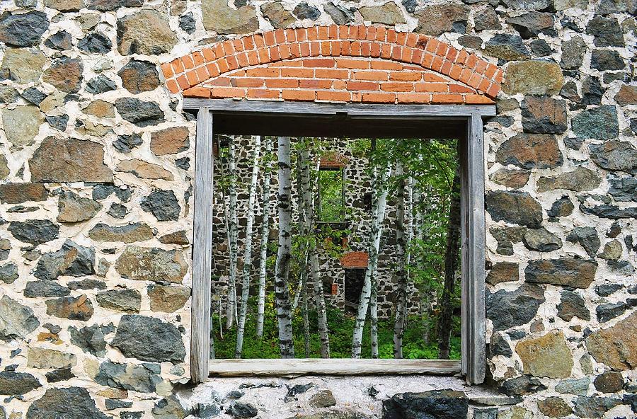 Window to the Past at Delaware Mine Photograph by Kathryn Lund Johnson