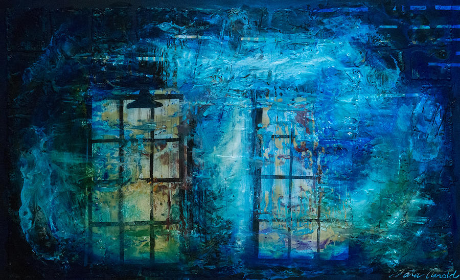 Blue Painting - Window to the Soul  by Tara Arnold
