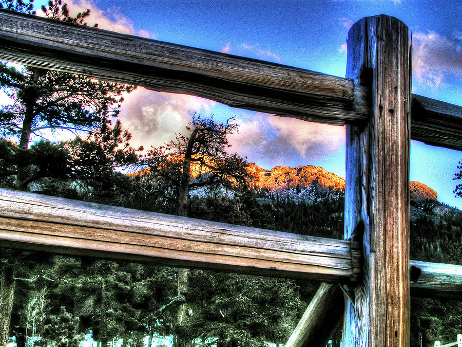 Window to Twin Sisters Photograph by Craig Burgwardt