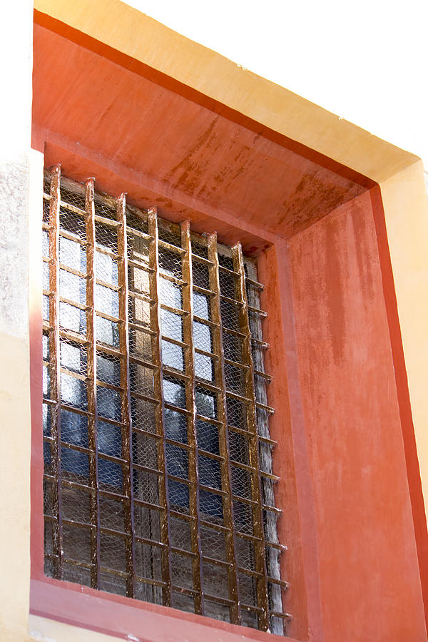 Window with Grill Photograph by Cathy Anderson