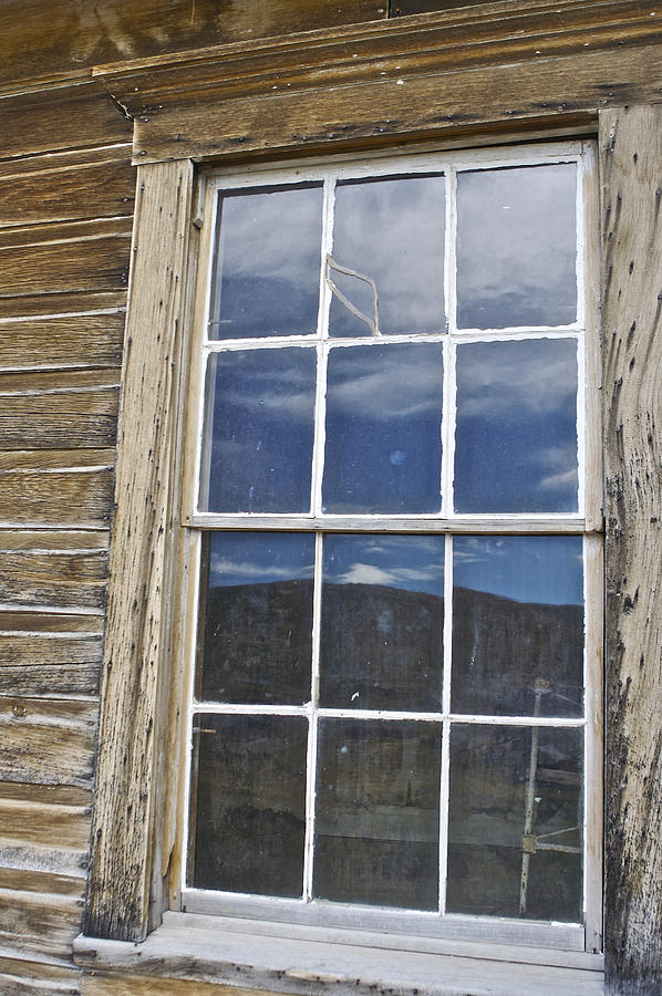 Windowpane 3 Bodie Photograph by SC Heffner