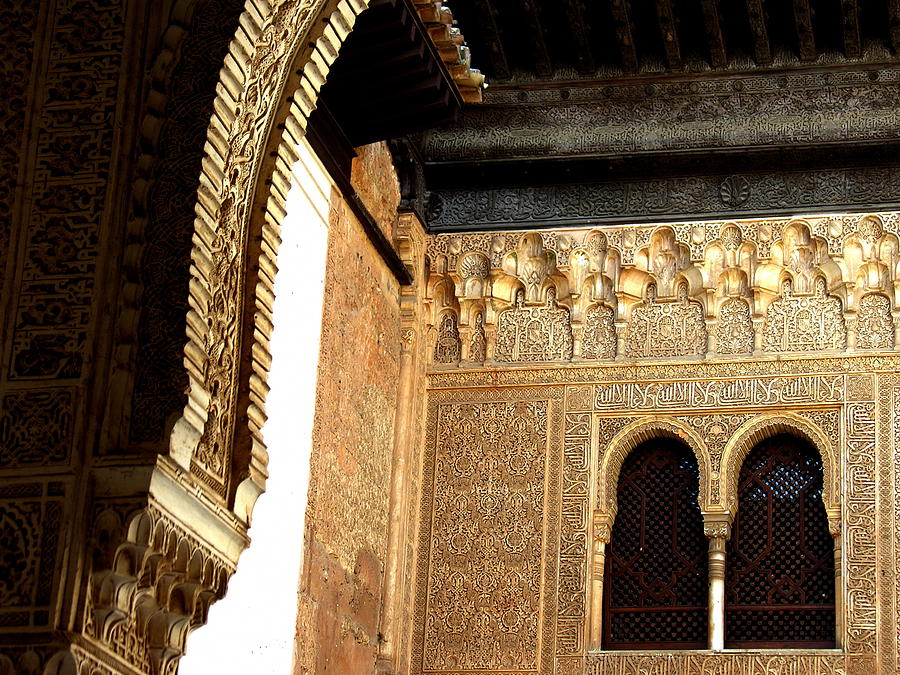Windows - la Alhambra Photograph by Jacqueline M Lewis