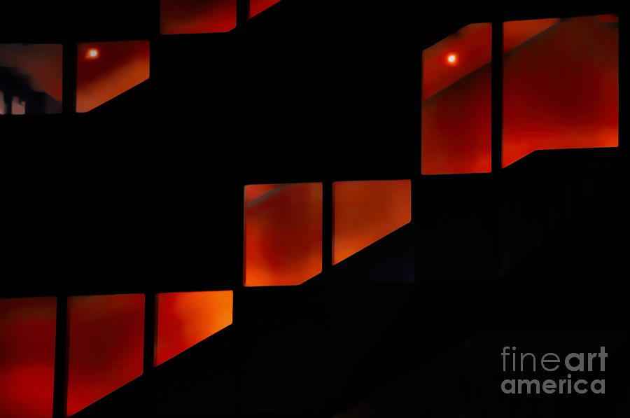Abstract Photograph - Windows 7 - Diagonal Abstract by Kaye Menner
