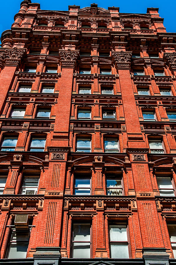 Windows And Bricks Lower Manhattan Photograph by Xavier Cardell