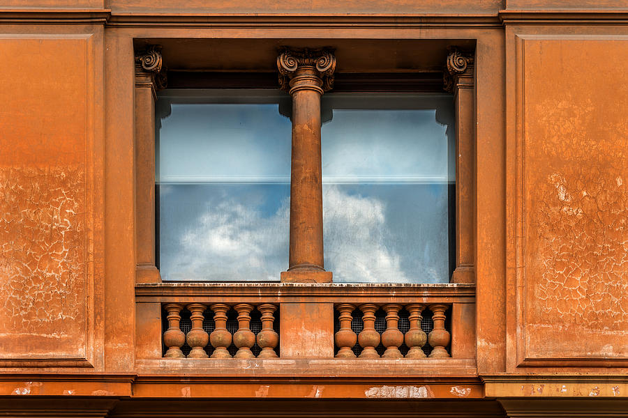 Windows And Columns Rome Italy Photograph by Xavier Cardell