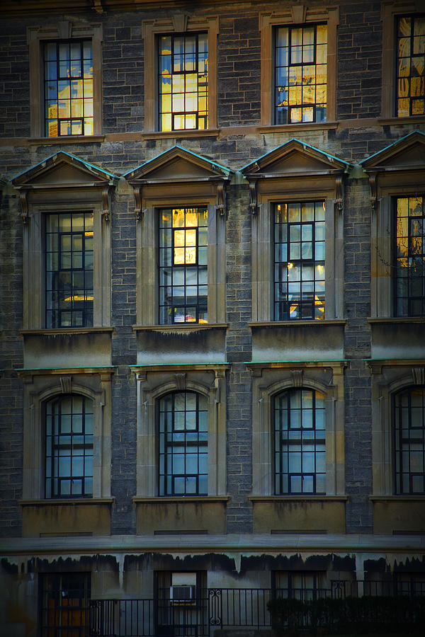 Windows in a Vintage Apartment Building Photograph by Randall Nyhof