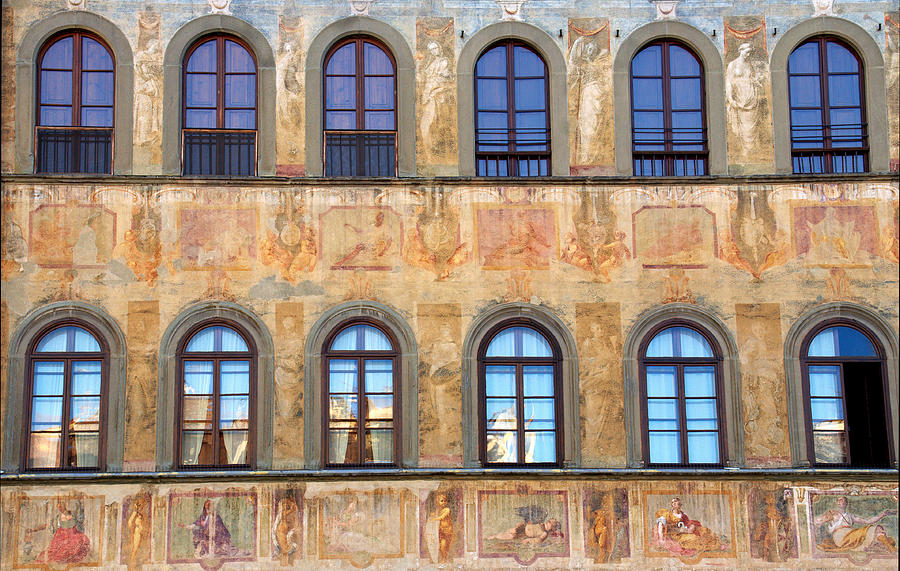 Windows in Florence Photograph by Caroline Stella