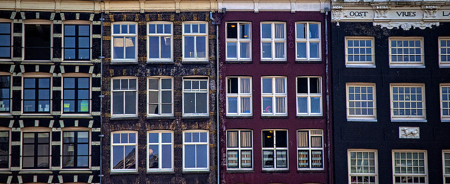 Windows of Amsterdam. Holland Photograph by Jenny Rainbow