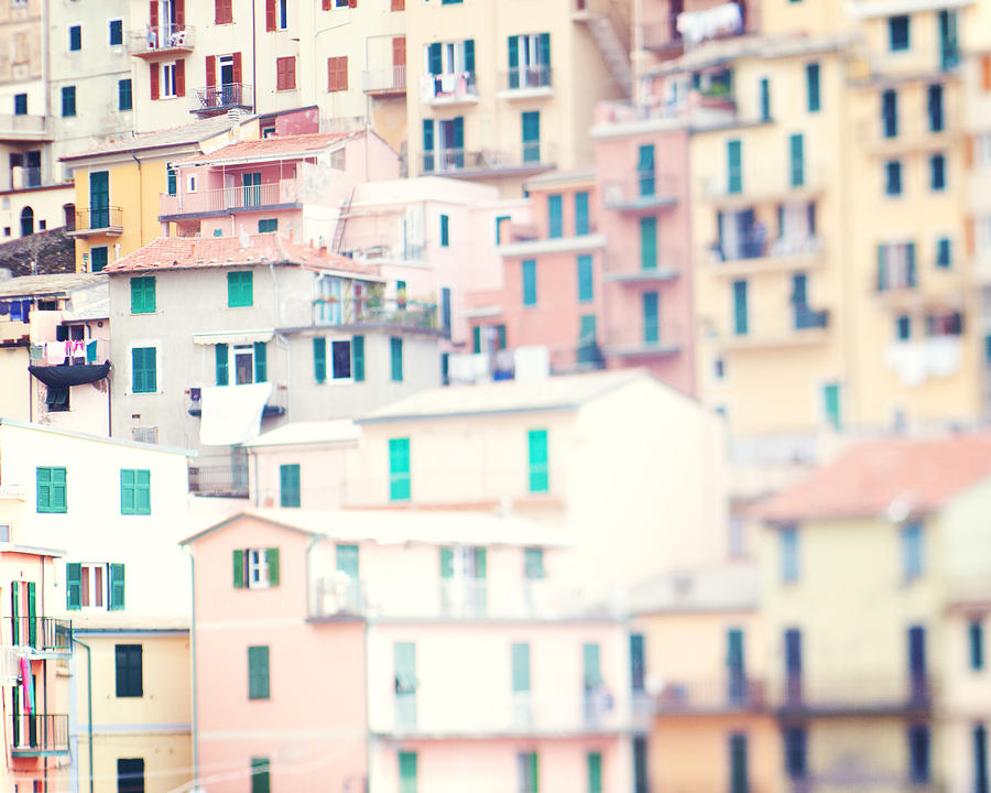 Windows of Cinque Terre Italy Photograph by Kim Fearheiley