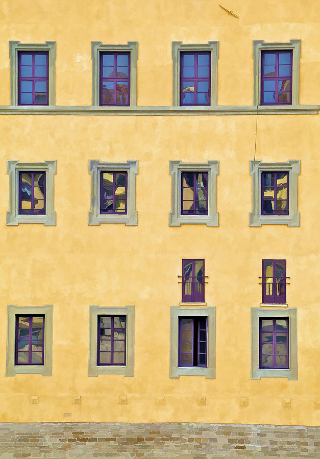 Windows of Florence Photograph by David Letts