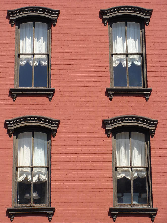 Windows of Hudson NY Photograph by Ira Shander