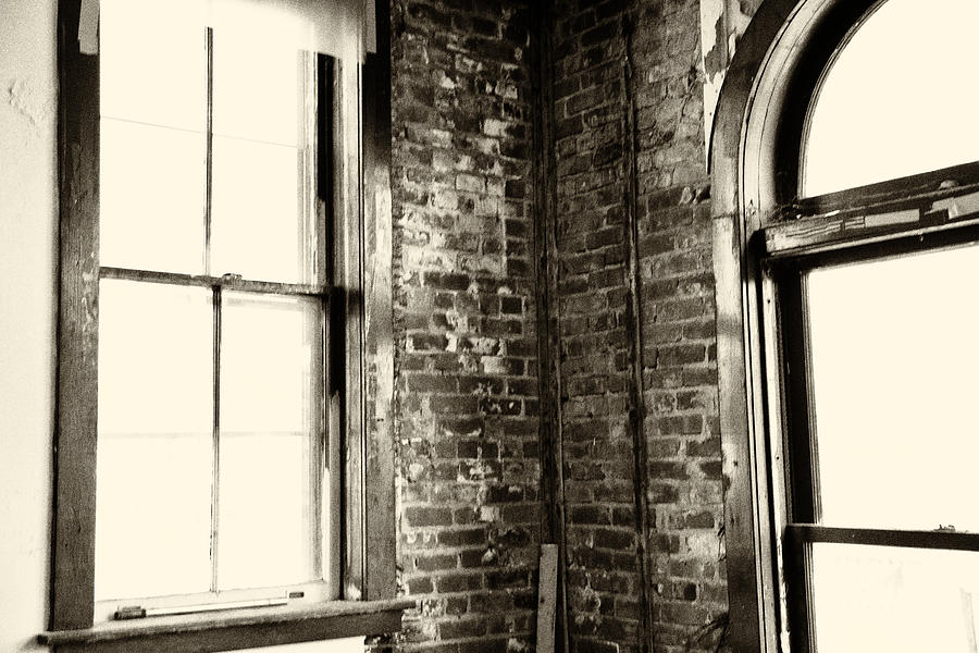 Brick Photograph - Windows Of Time by Karol Livote