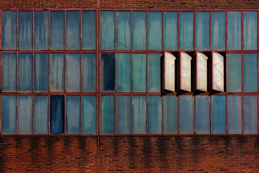 Brick Photograph - Windows by Rolf Endermann
