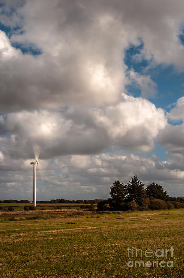 Windpower Photograph by Jorgen Norgaard